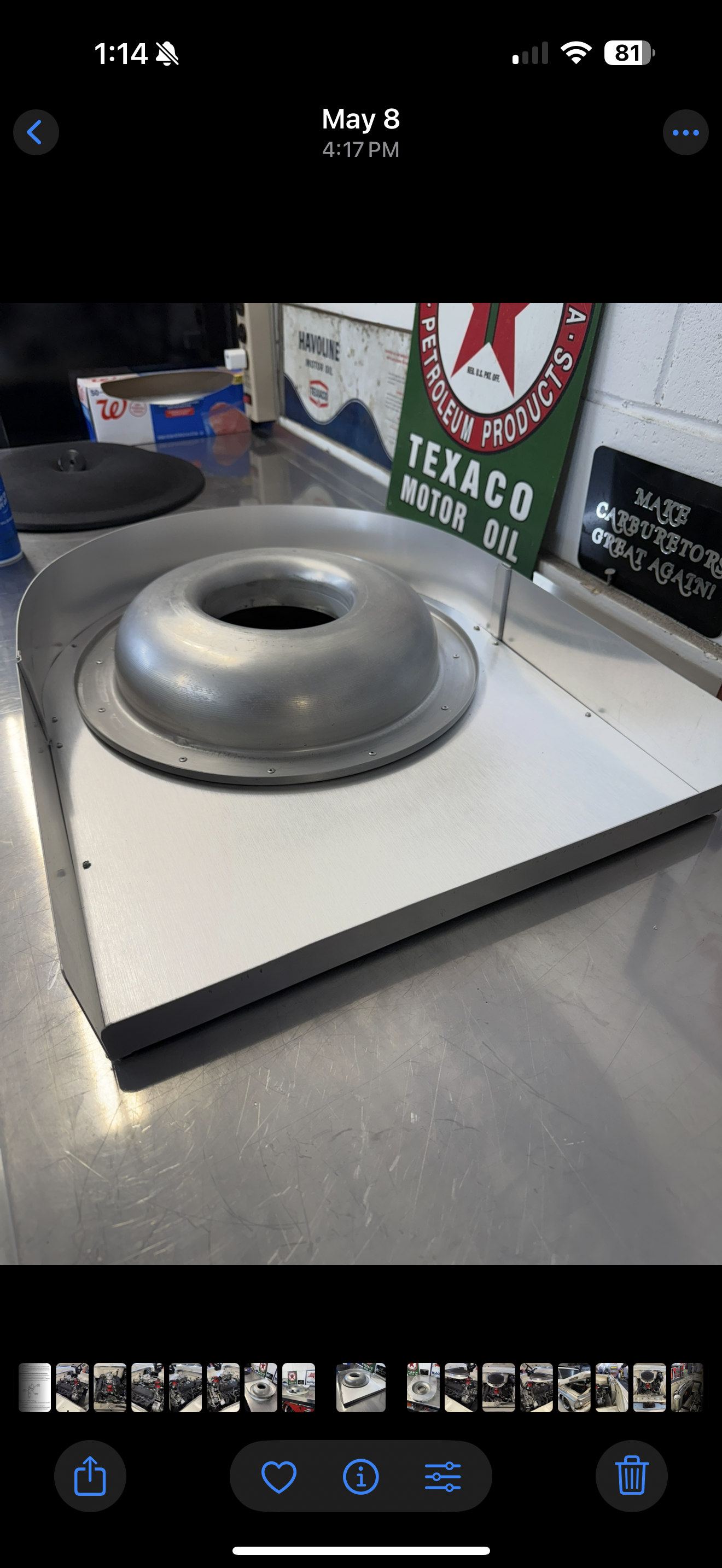 DFR Air Cleaner Base 4150 style