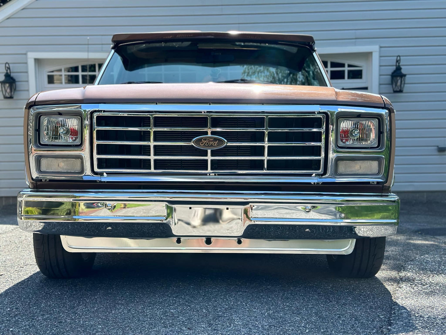 DFR lower radiator valance 1980-1991 Ford F150 Dimple Die Holes