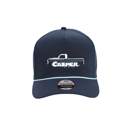 Casper Navy Blue Snap Back Hat