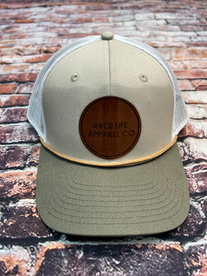 Custom Snapback Hats w/ Leather Patch